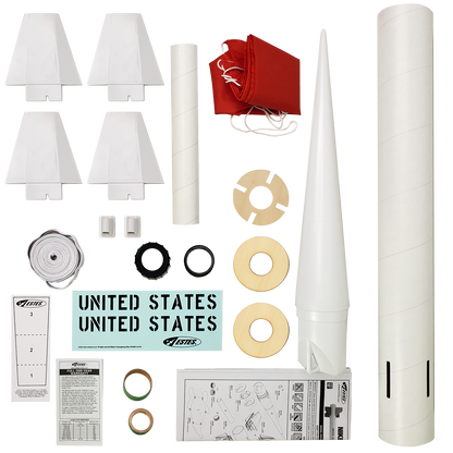 Estes Nike Smoke Pro Series II Rocket Kit Parts