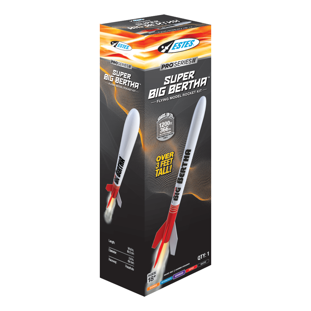 Estes Pro Series II Super Big Bertha Advanced Model Rocket Kit