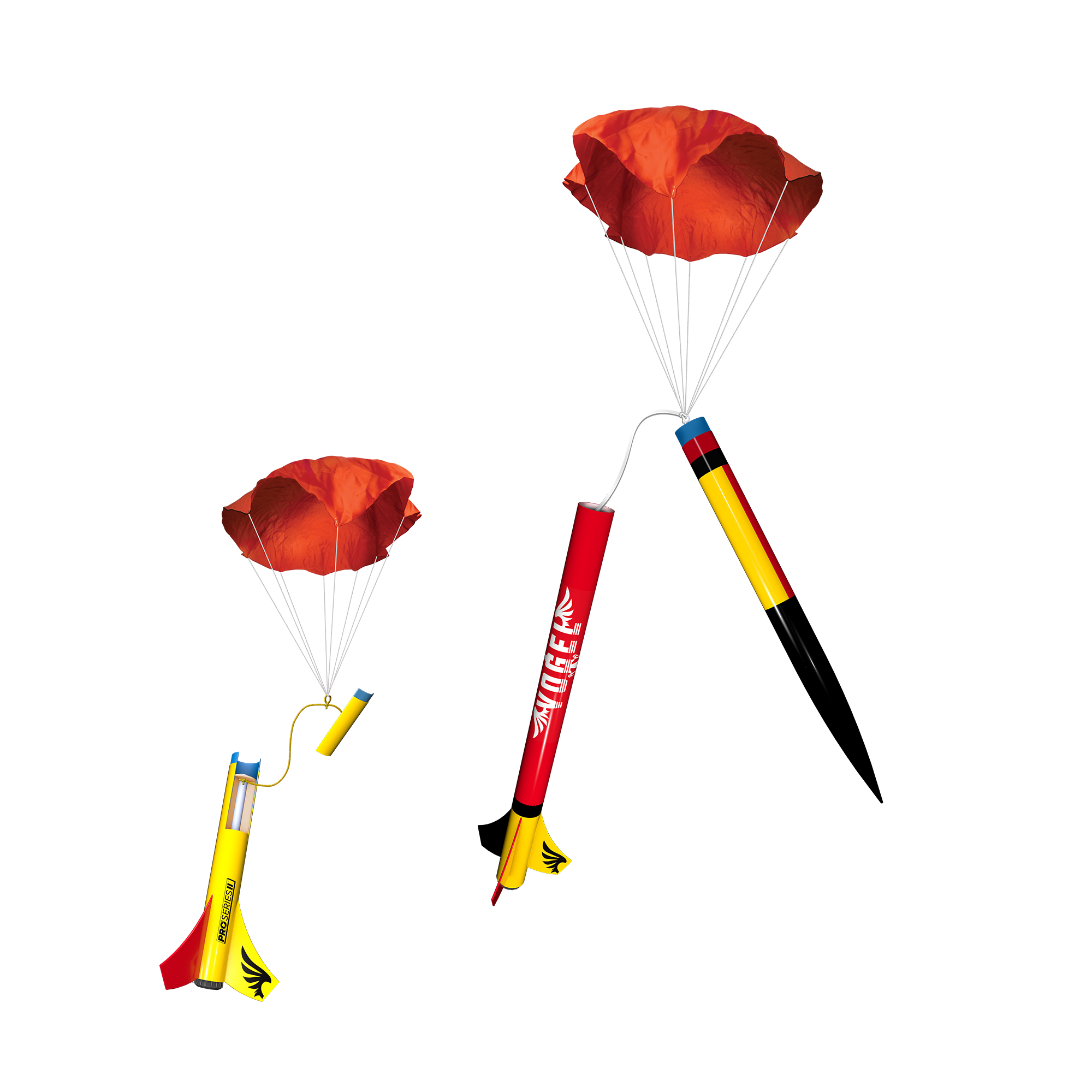 Estes Vogel Rocket Parachute Recovery