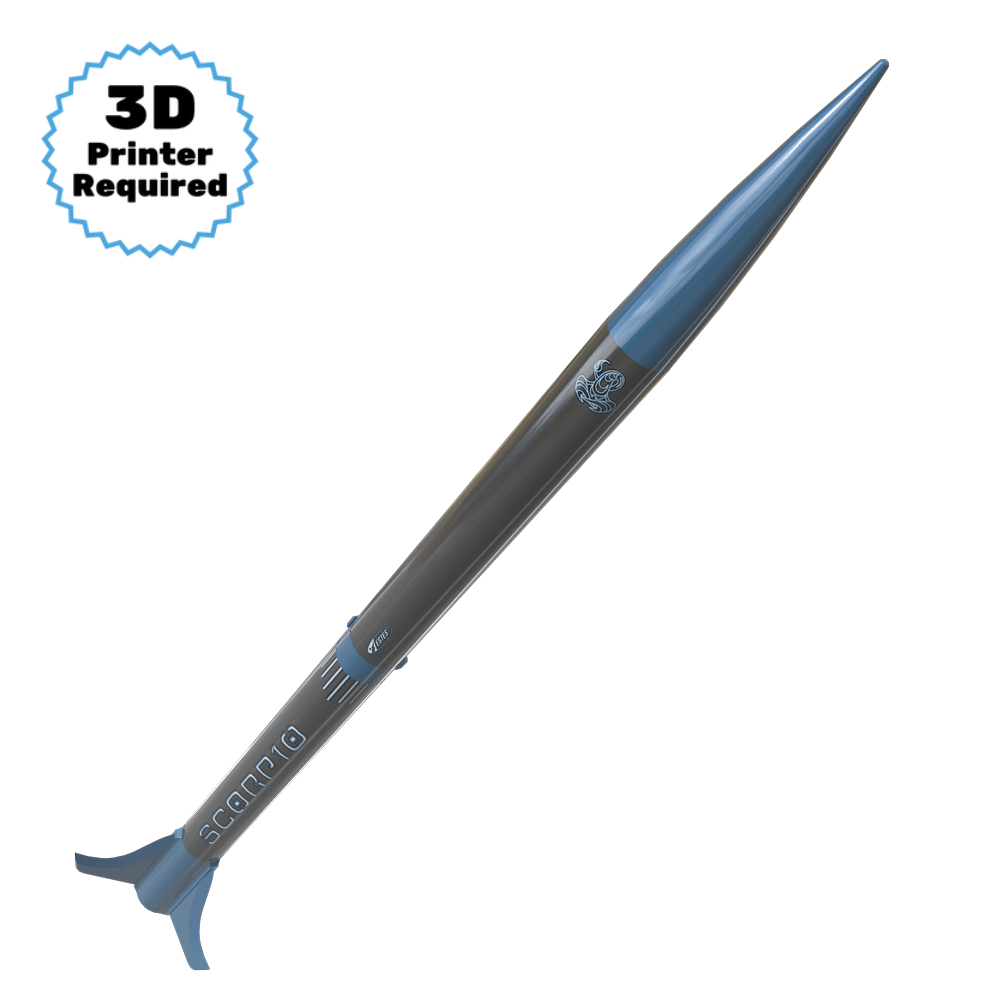 Estes Scorpio 3D Printed Model Rocket Kit for STEM Learning