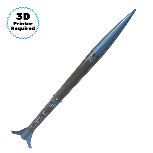 Estes Scorpio 3D Printed Model Rocket Kit for STEM Learning