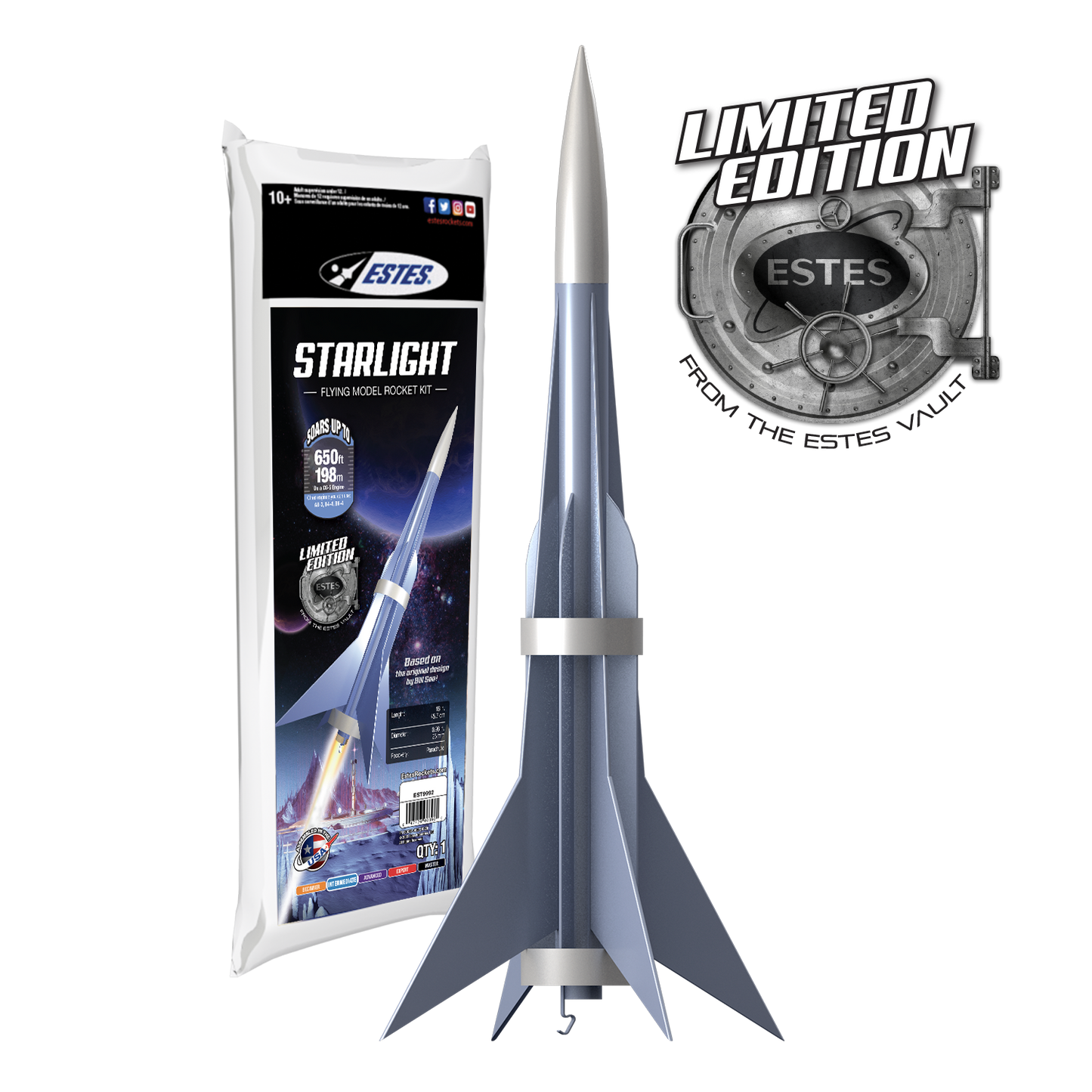 Estes Starlight Flying Model Rocket Kit