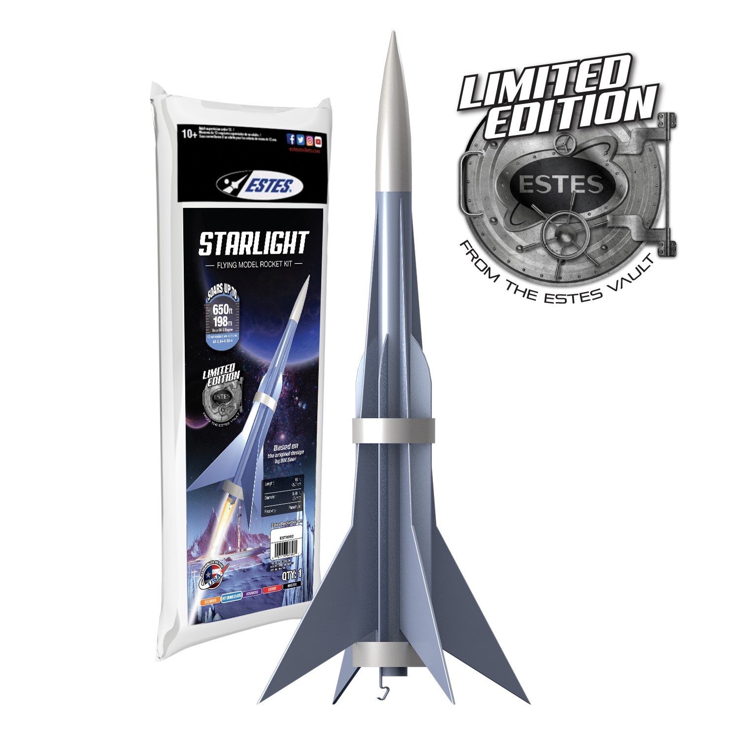 Estes Starlight Flying Model Rocket Kit