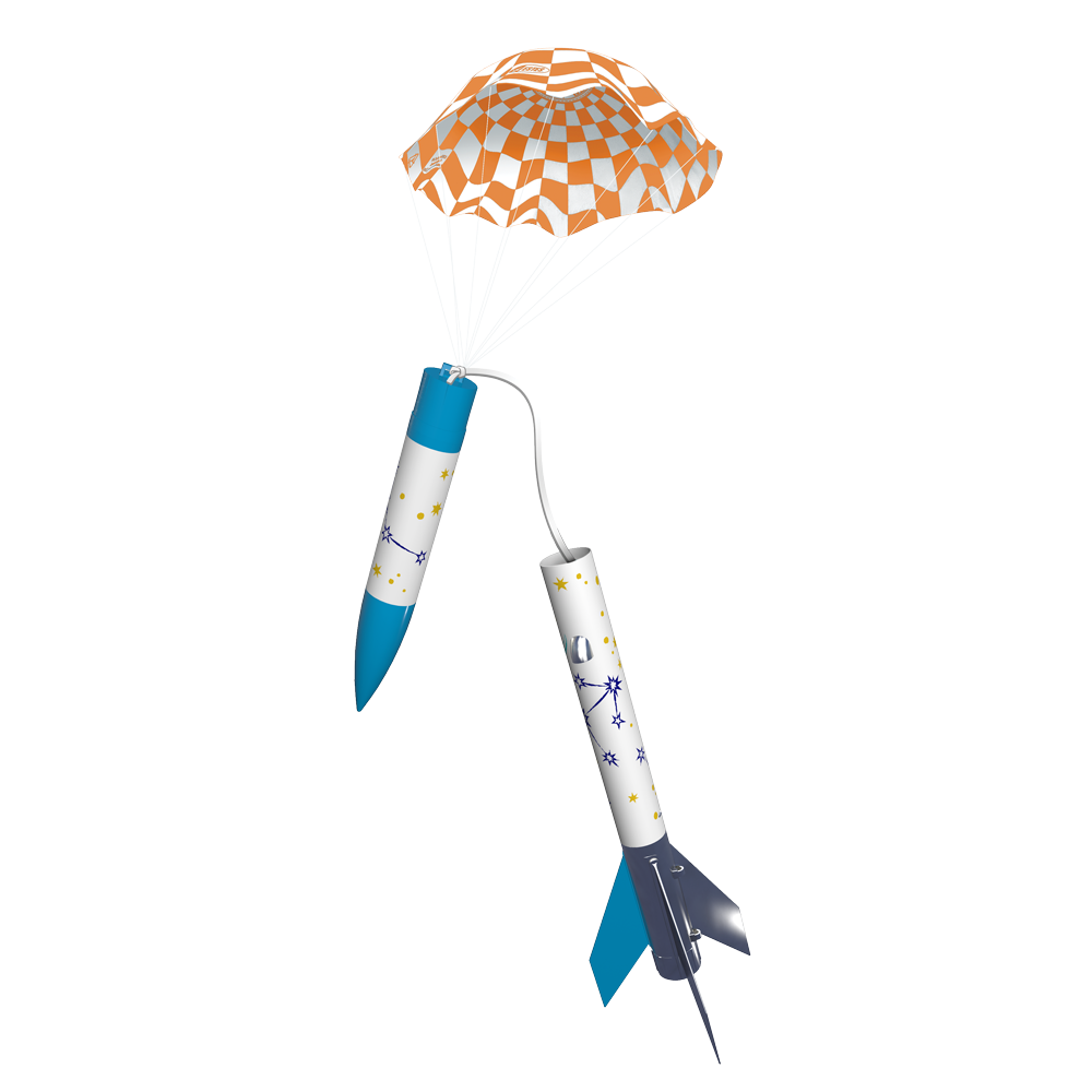 Estes Cosmic Cargo Model Rocket Parachute Recovery