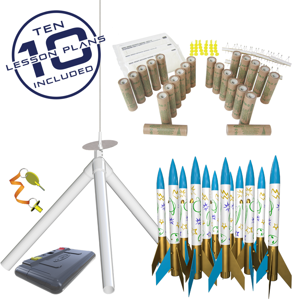 Estes Cosmic Ray Classroom Kit Bundle Model Rockets for STEM Learning