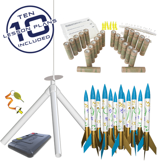 Estes Cosmic Ray Classroom Kit Bundle Model Rockets for STEM Learning