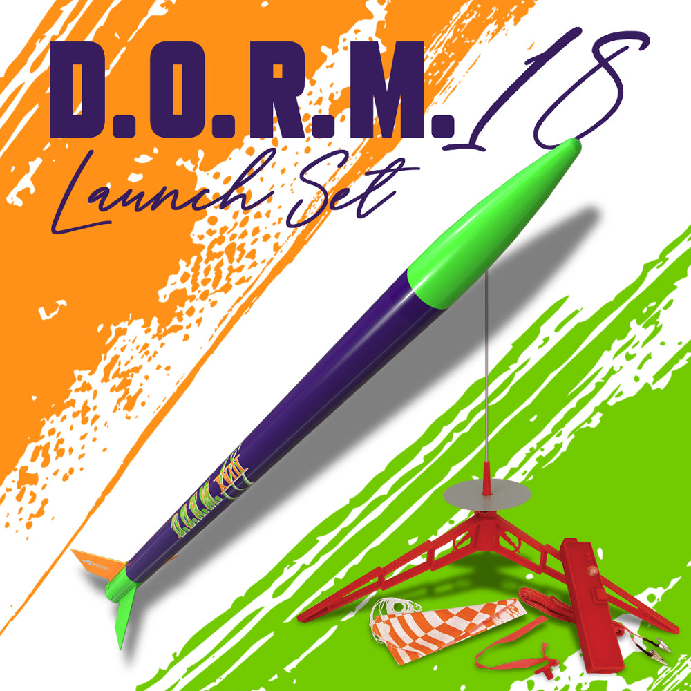 Estes D.O.R.M. 18 Model Rocket Launch Set with Launch Pad and Controller Included