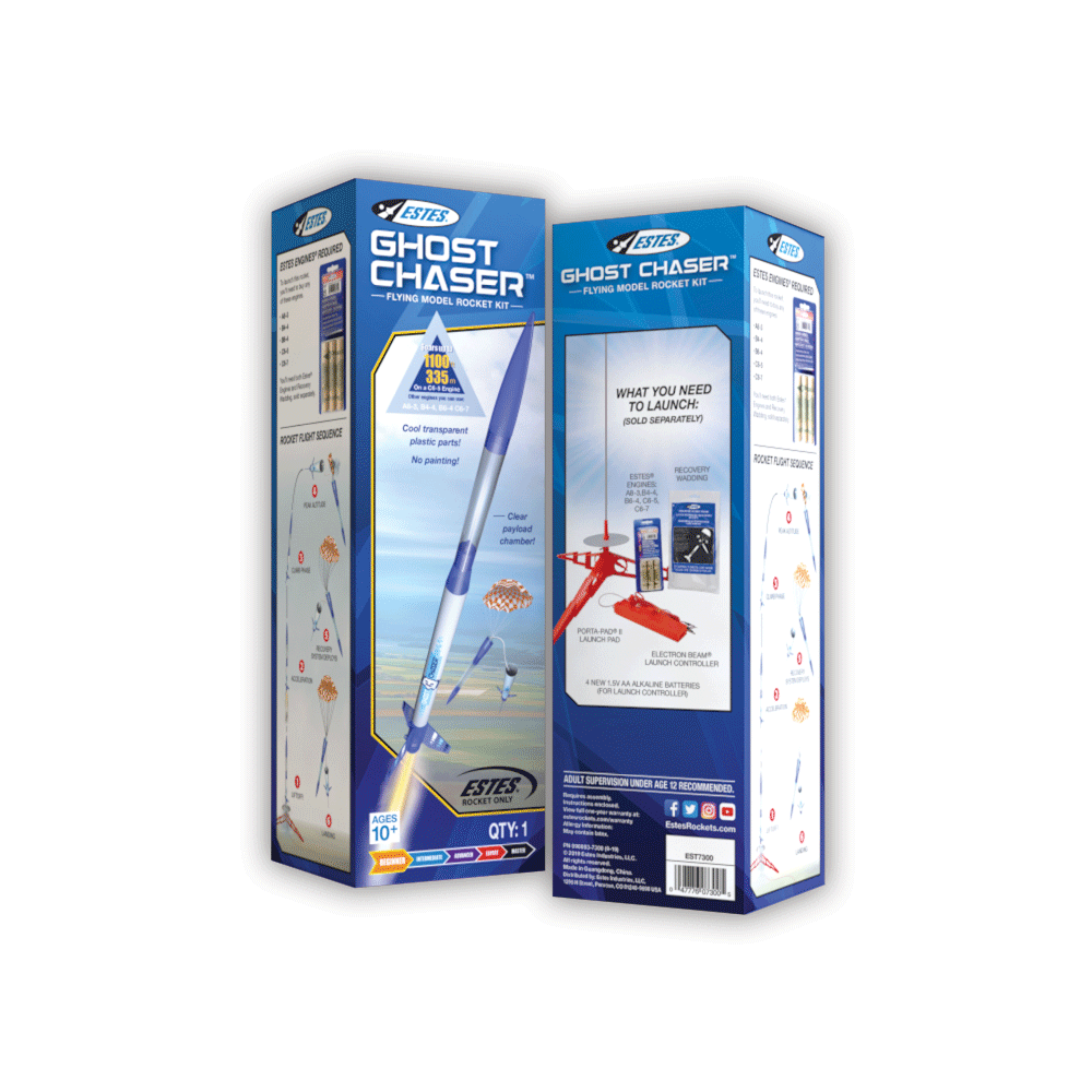 Estes Ghost Chaser Payloader Model Rocket Kit