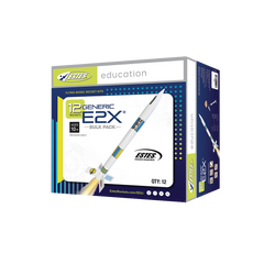 Generic E2X® Bulk Pack of 12 Model Rockets for STEM Learning Classrooms