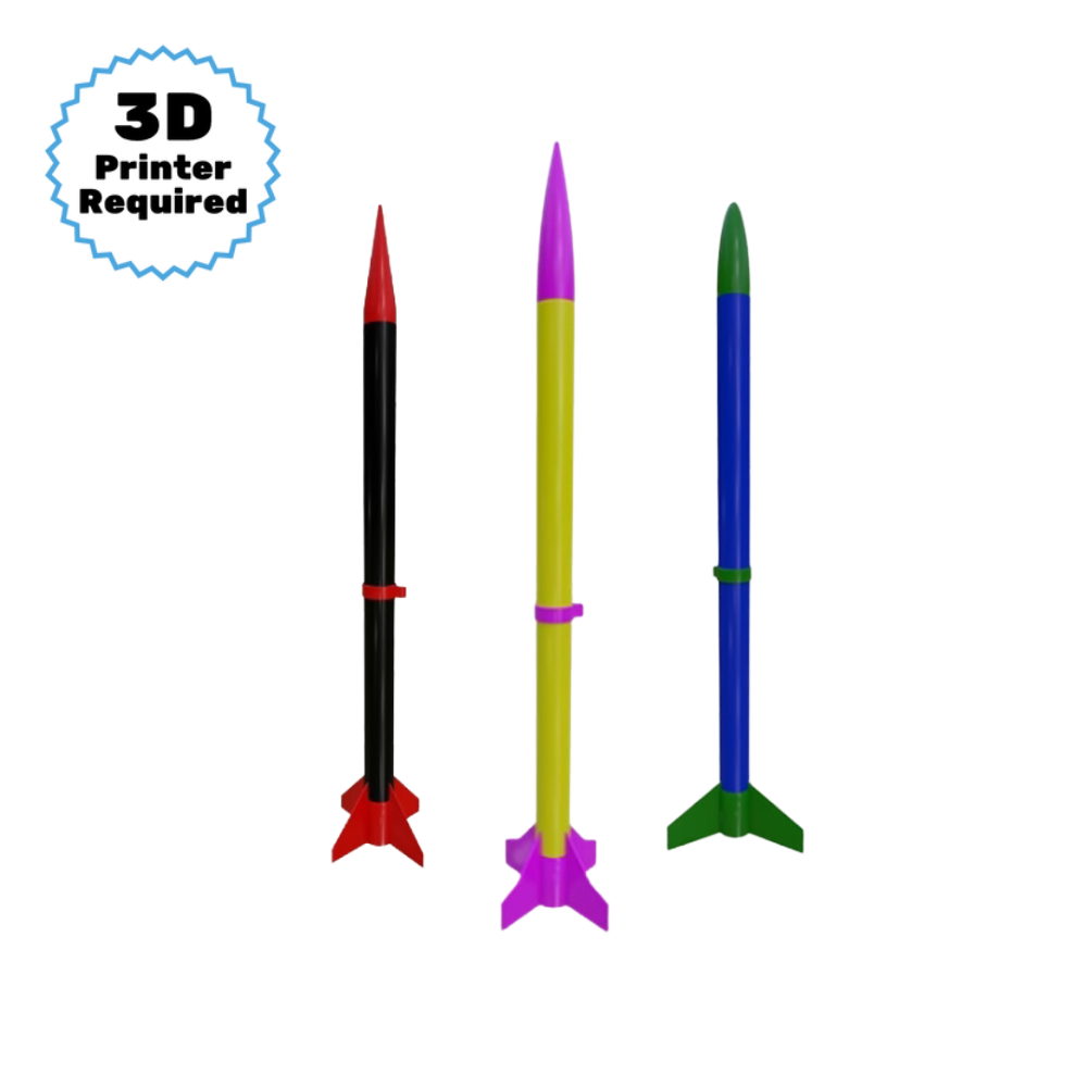 Estes Orbis 3D Printed Flying Model Rockets Bulk Pack 