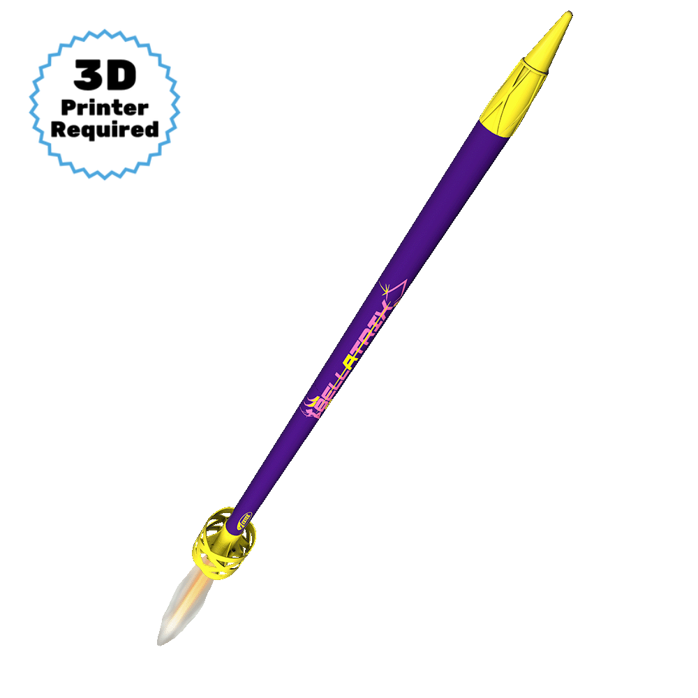 Estes Orion Bellatrix Flying 3D Printed Model Rocket for STEM Activities 