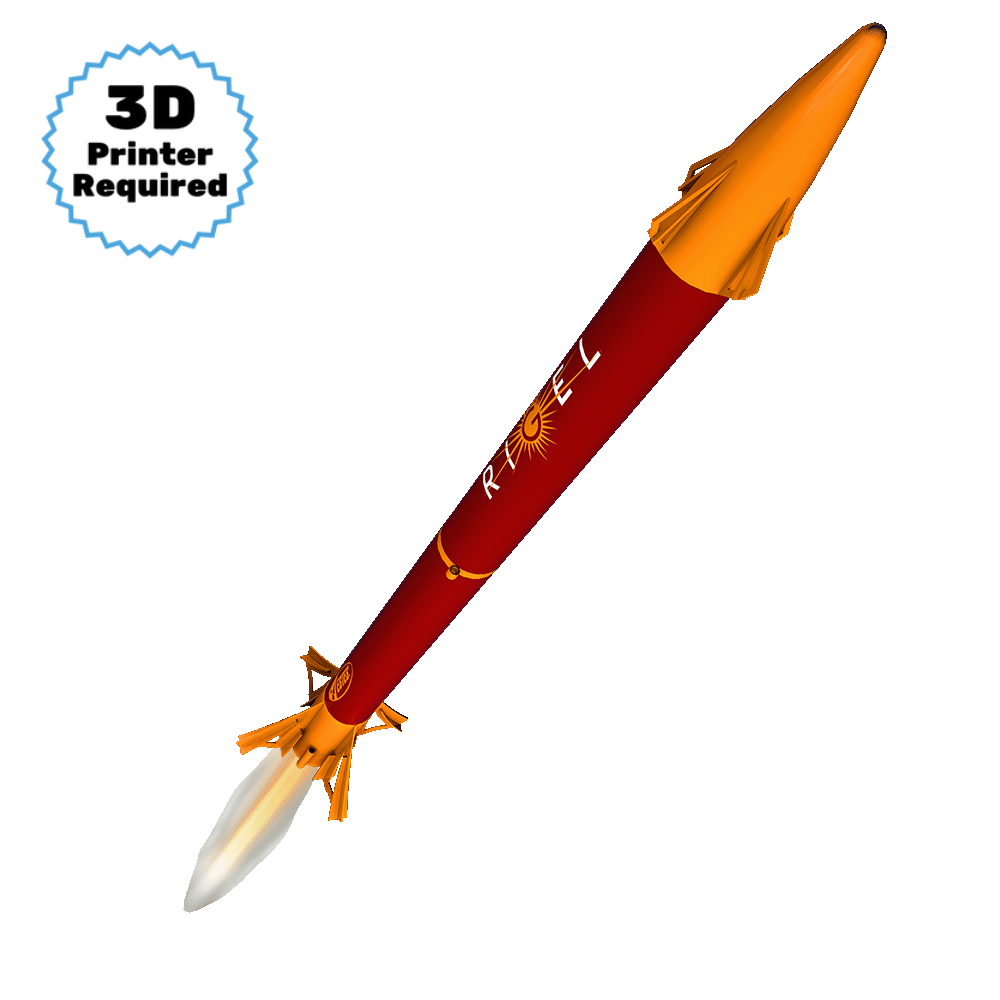Estes Orion Rigel 3D Printed Flying Model Rocket for STEM Activities