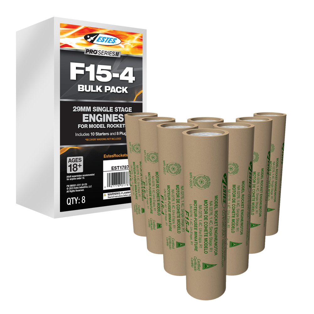 Estes F15-4 Rocket Engine Bulk Pack