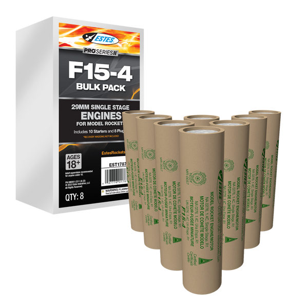 F15-4 Engine Bulk Pack for Classrooms - Model Rocket Engines for