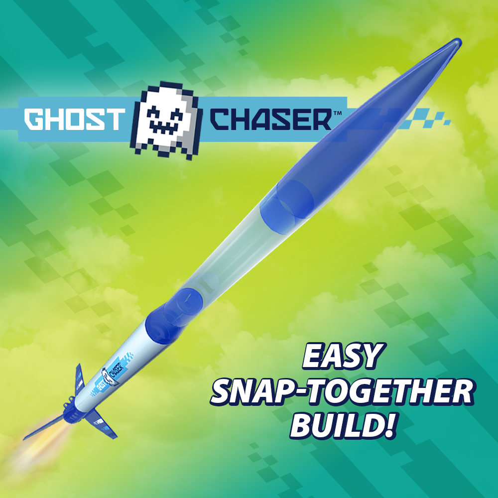 Estes Ghost Chaser Model Rocket with Easy Snap-Together Build for STEM Education