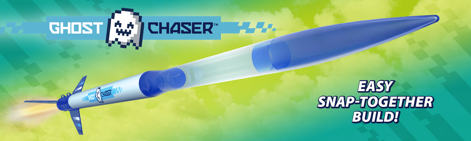 Estes Ghost Chaser Model Rocket with Easy Snap-Together Build for STEM Education