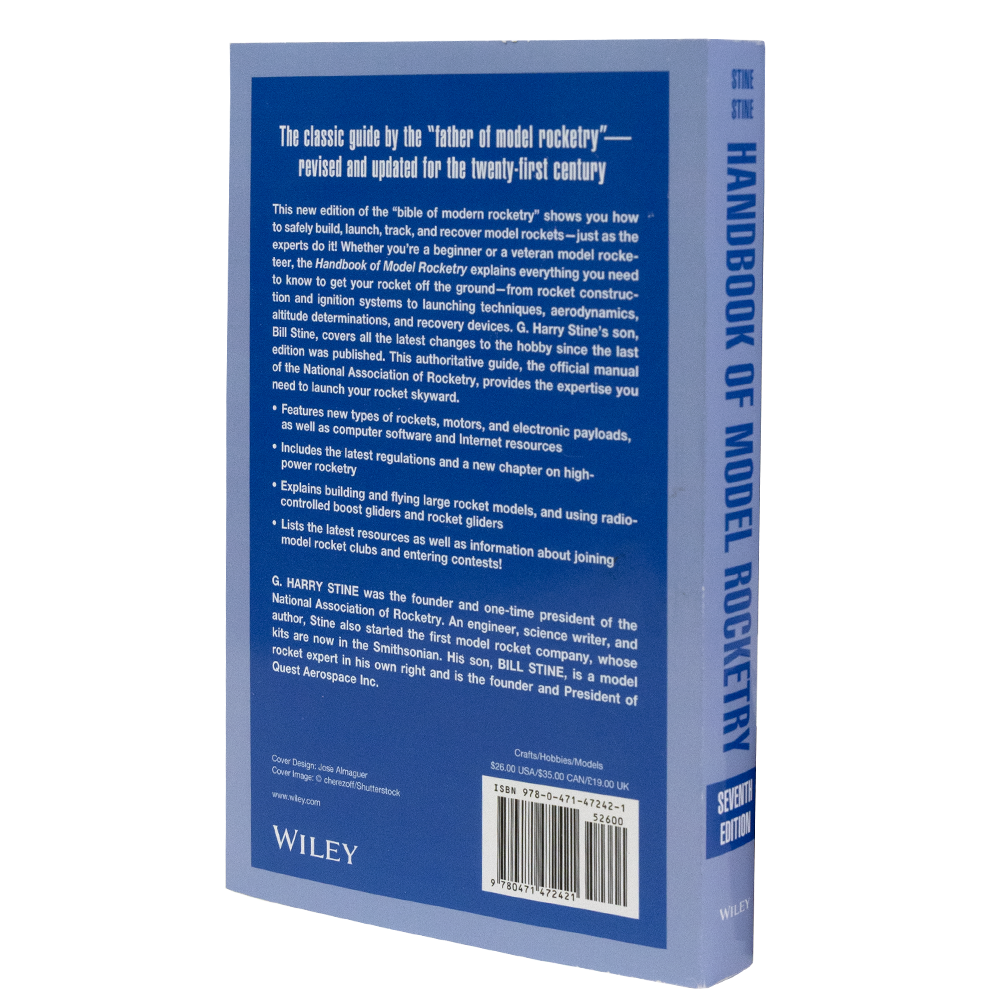 Handbook of Model Rocketry by G Harry Stine - Back