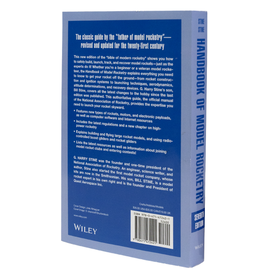 Handbook of Model Rocketry by G Harry Stine - Back