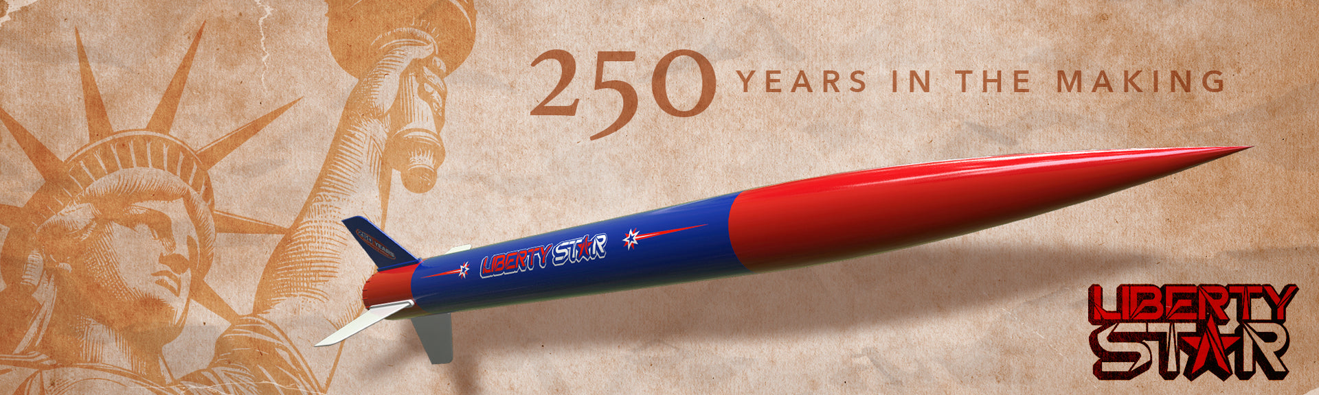 Estes Liberty Star Model Rocket Kit - Celebrating America's 250th Anniversary