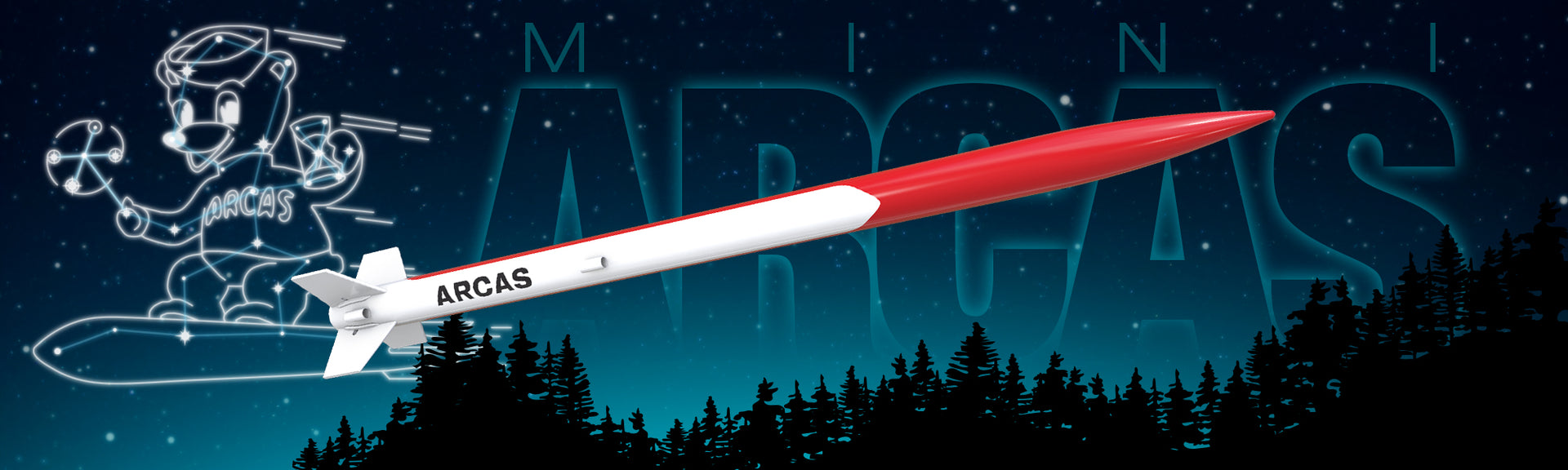 Estes Mini Arcas Flying Model Rocket Kit