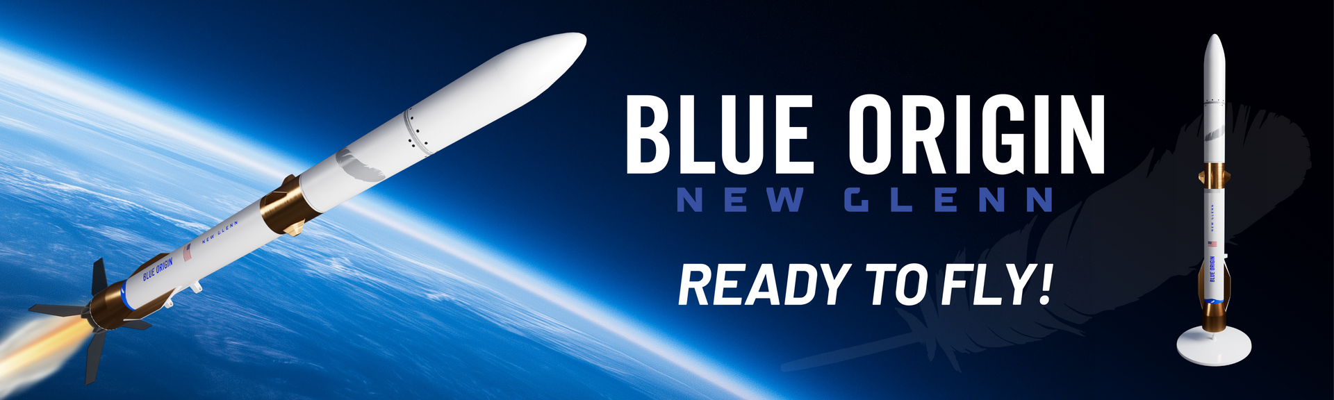 Estes Blue Origin New Glenn Ready to Fly Model Rocket
