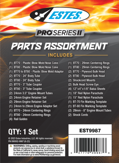 Pro Series II™ Parts Assortment