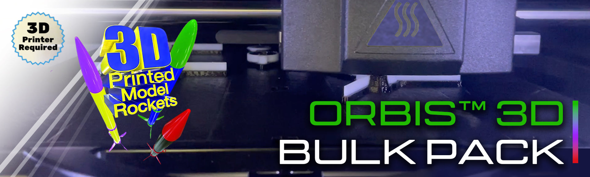 Estes Orbis 3D Printed Model Rocket Bulk Pack