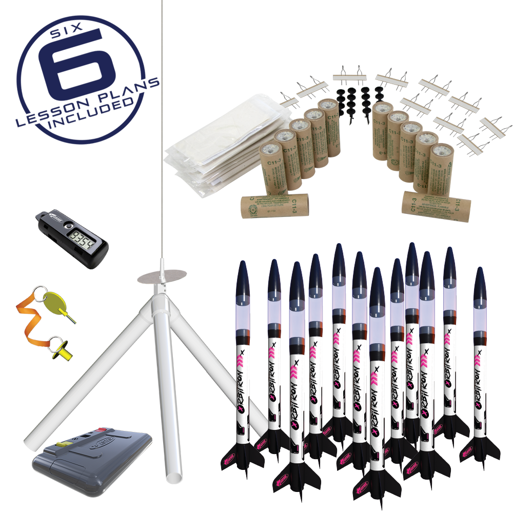 Estes Orbitron Classroom Kit Bundle Contents with 6 Lesson Plans Included