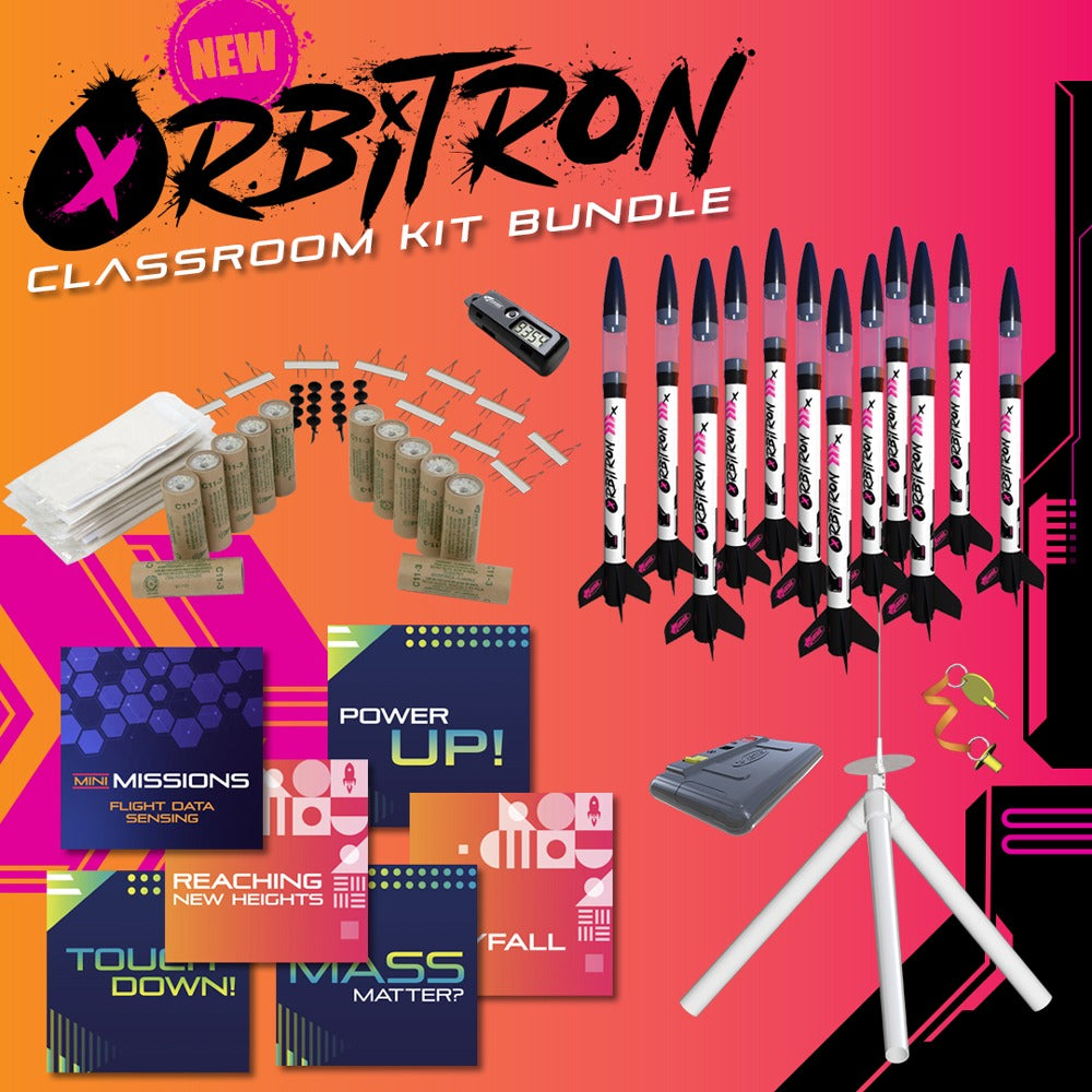 Estes Orbitron Classroom Kit Model Rocket Bundle