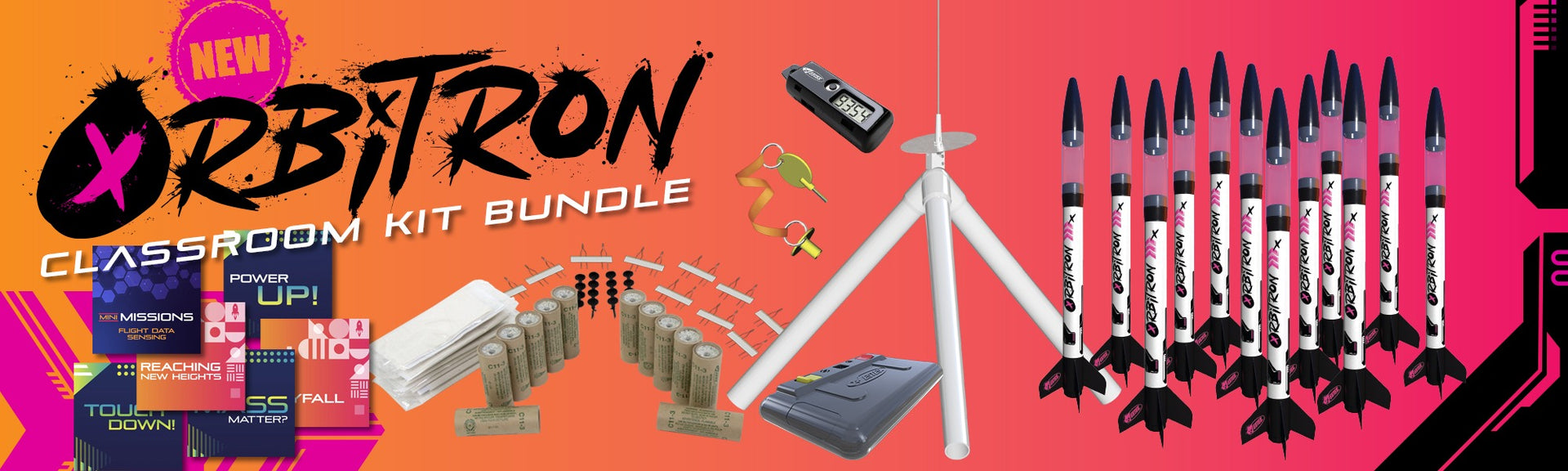Estes Orbitron Classroom Kit Model Rocket Bundle