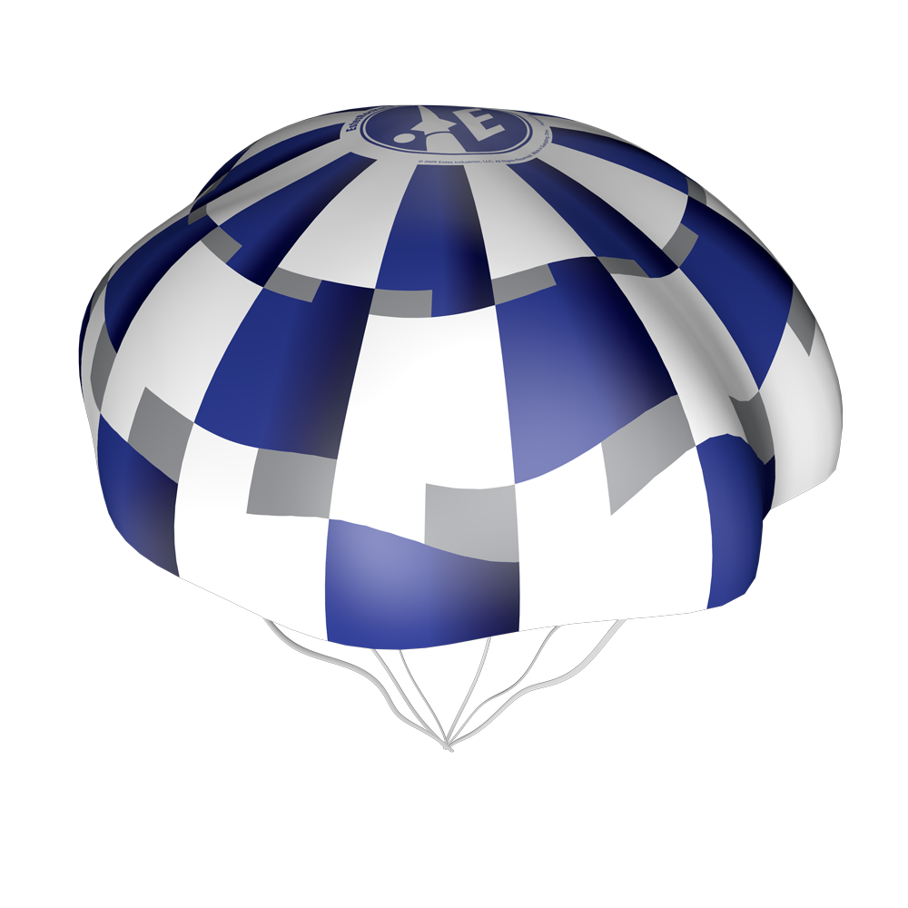 Estes 18 inch Rip Stop Nylon Parachute for Model Rockets