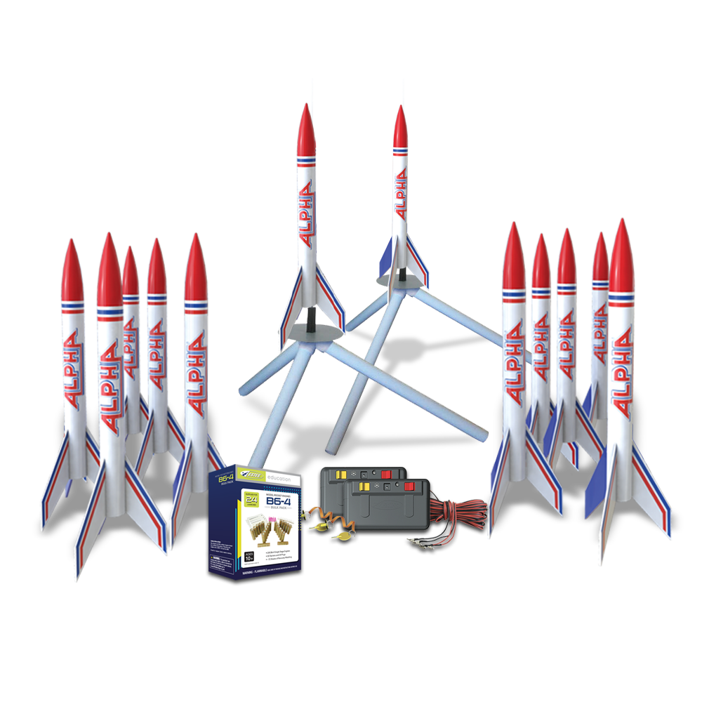 Estes Custom Rockets Rocketry Challenge Starter Kit - Estes Alpha with LifeTime Launch ...