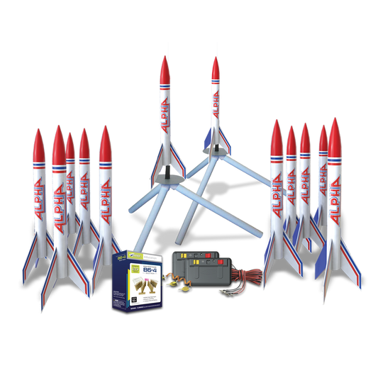 Estes Rocketry Challenge Starter Kit - Bulk Pack Model Rockets, Engines, and Launch Systems