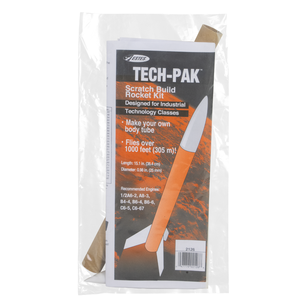 Tech-Pak™ Scratch Build Rocket Kit for Advanced Students | Estes Education