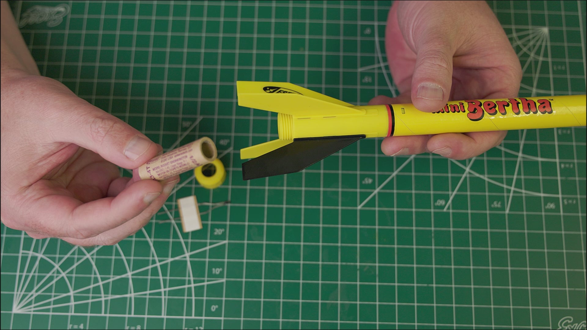13mm Model Rocket Engine Assembly 