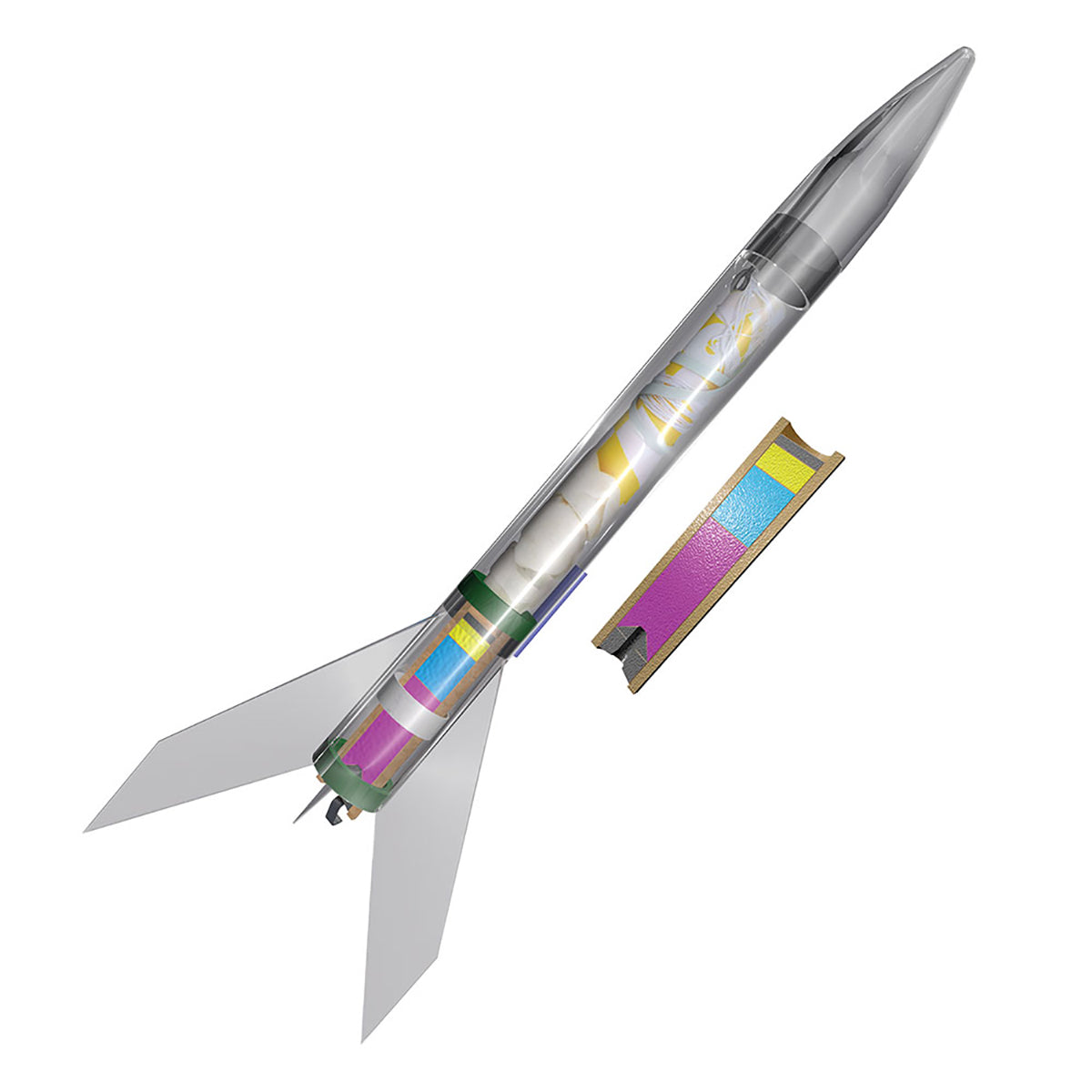 Estes Phantom Model Rocket - Educational Display Rocket for Classrooms ...