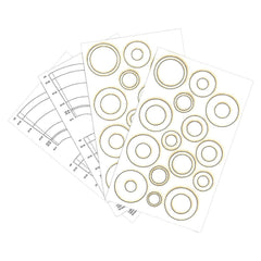Laser cut Centering Rings and Paper Adapters